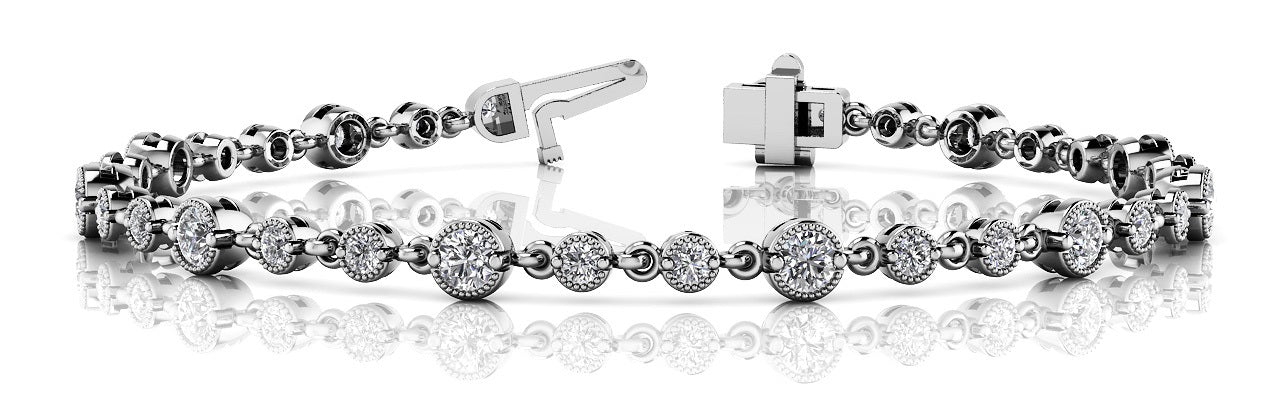 Bracelet With Milgrain