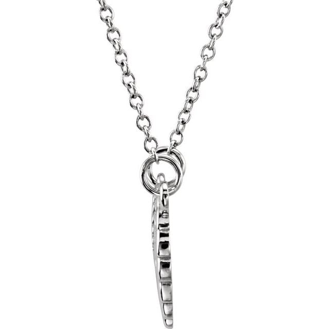 Sterling Silver Tiny Posh® Angel Wings 16-18' Necklace