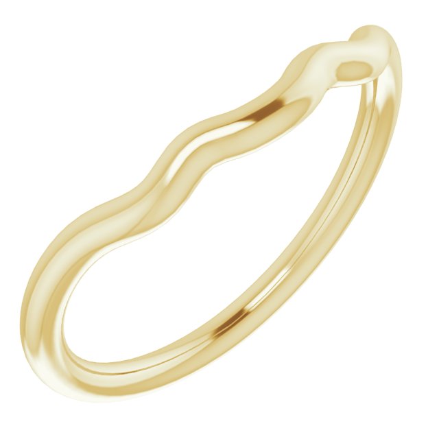 14k Yellow Band For 4.8 Mm Round Ring