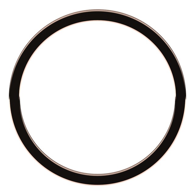 14k Rose 1 Mm Flat Band Size 7