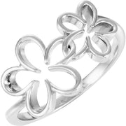 Sterling Silver Flower Ring