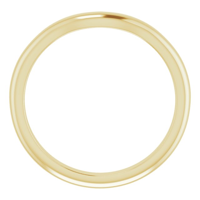 14K Yellow Band for Band 9 mm Ring