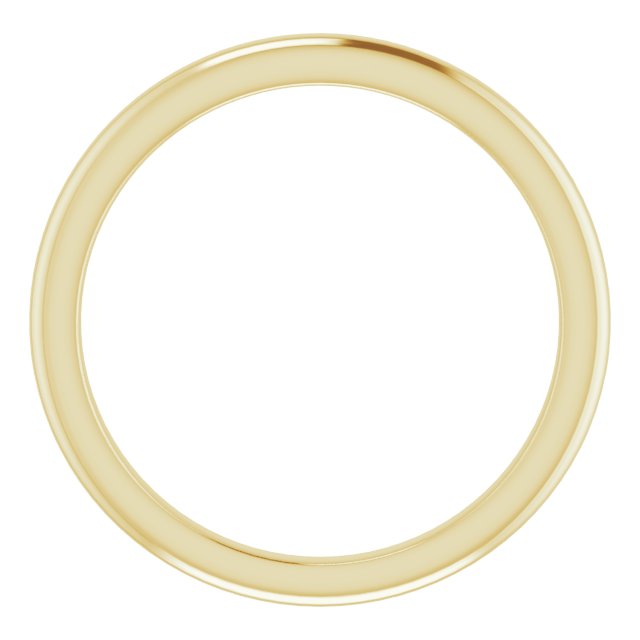 18k Yellow Band For 5.5 Mm Round Ring