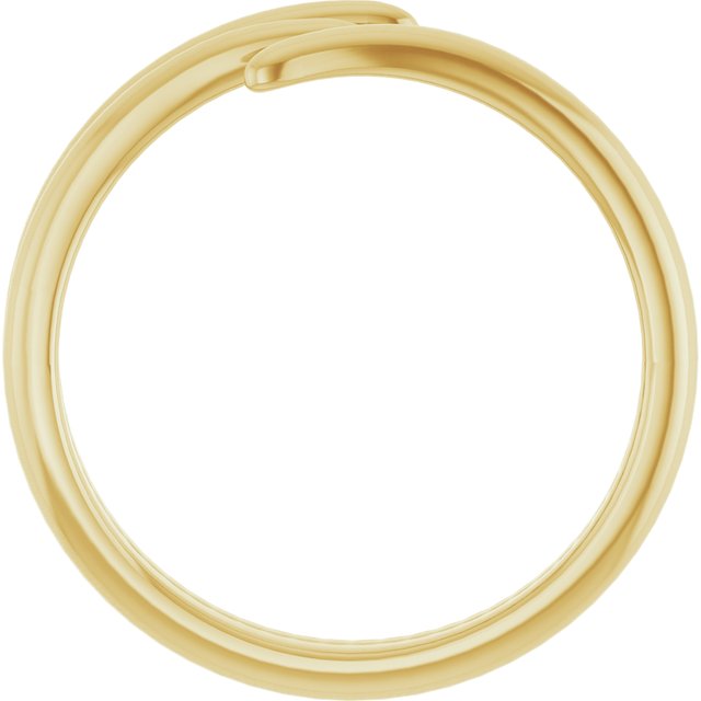 14k Yellow Bypass Ring