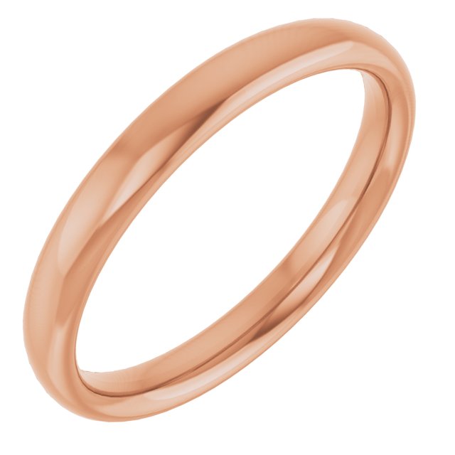 14k Rose Wedding Band