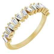 14K Yellow 7/8 CTW Lab-Grown Diamond Anniversary Band
