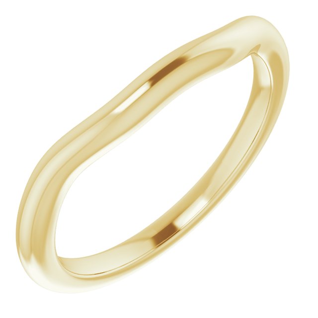 14k Yellow Band For 5.2 Mm Round Ring