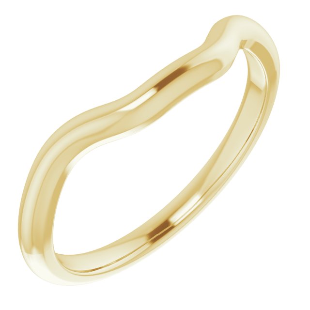 14k Yellow Band For 5 Mm Square Ring