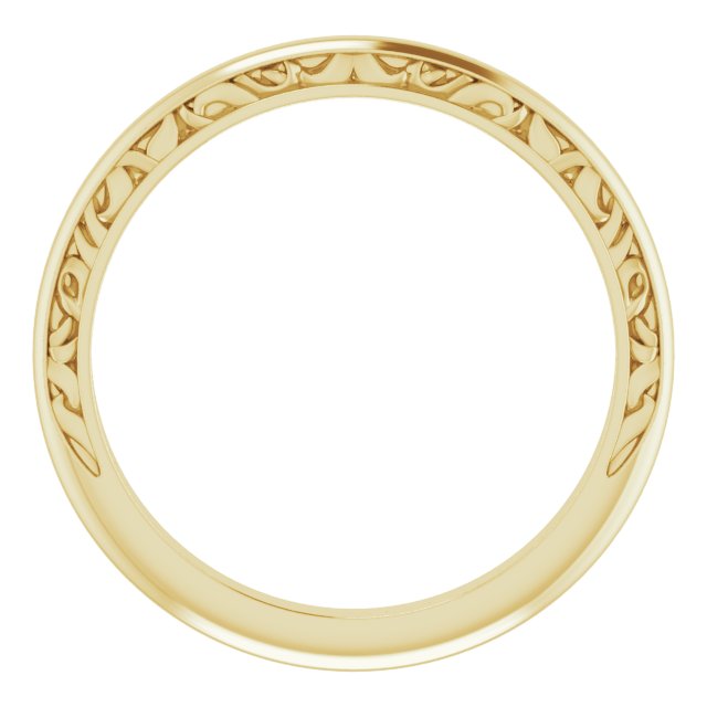 18K Yellow Matching Band