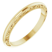 18K Yellow Matching Band
