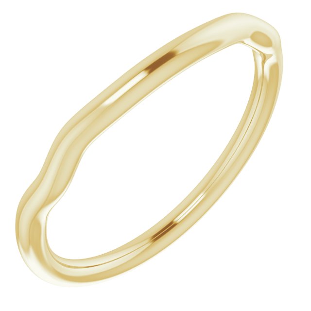 14k Yellow Band For 4.1 Mm Round Ring
