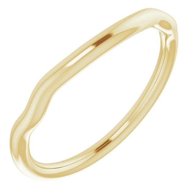 14k Yellow Band For 5.2 Mm Round Ring