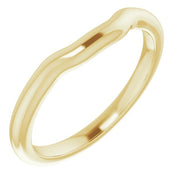 14k Yellow Band For 5.5 Mm Square Ring