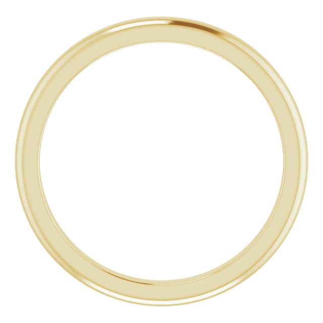 14K Yellow Band for 4.1 mm Round Ring