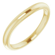 14K Yellow Band for 5.2 mm Round Ring