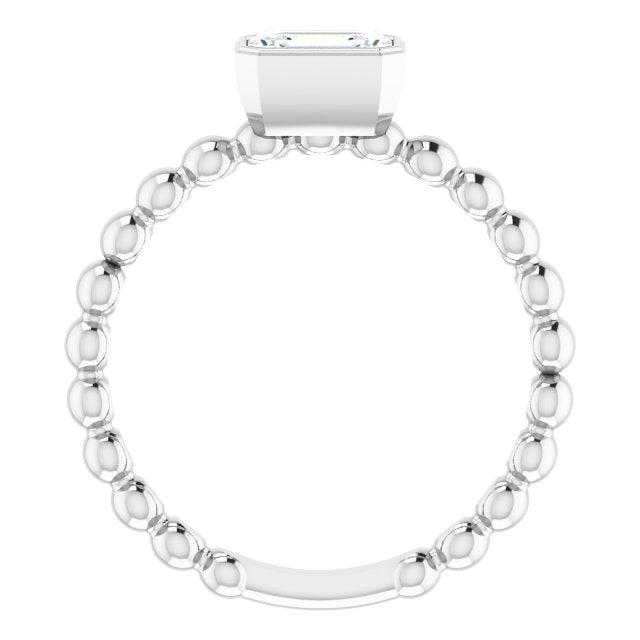 Sterling Silver Sapphire Stackable Family Ring