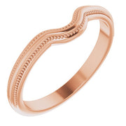 14K Rose Matching Band