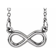 14K White Tiny Posh® Infinity-Inspired 16-18' Necklace