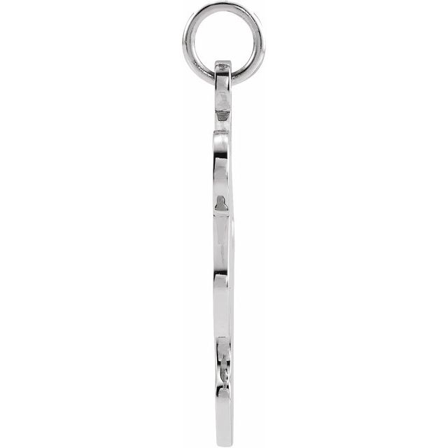 Sterling Silver Puzzle Piece Pendant