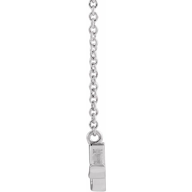 Sterling Silver Petite Mommy Script 16' Necklace