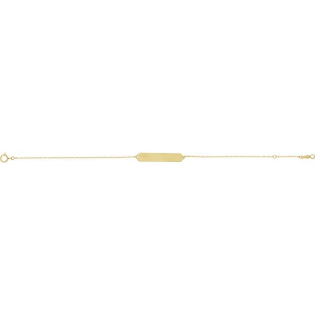 14K Yellow Geometric 7-8' Bracelet