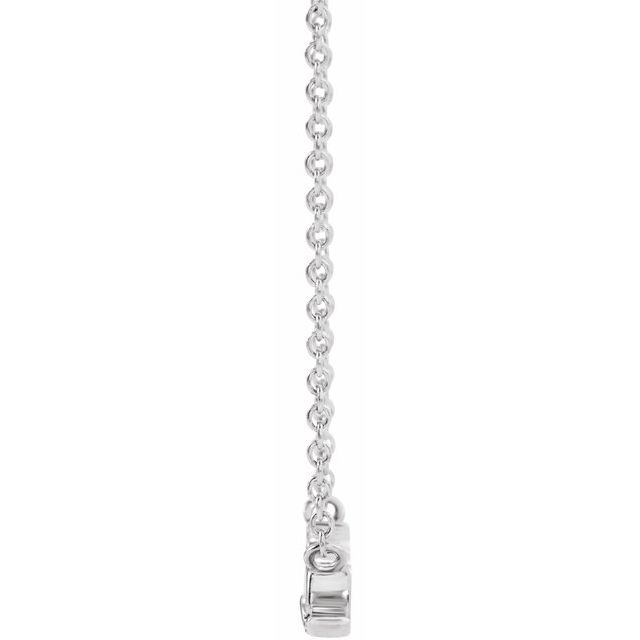 Sterling Silver Mrs 18' Necklace
