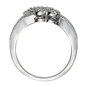 Diamond Fashion Heart Rings