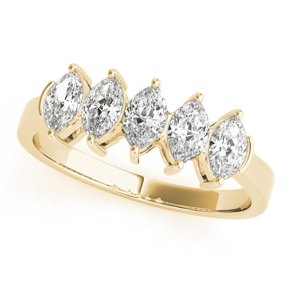 Wedding Bands Fancy Shape Marquise