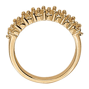 Diamond Fashion Pyramid Rings