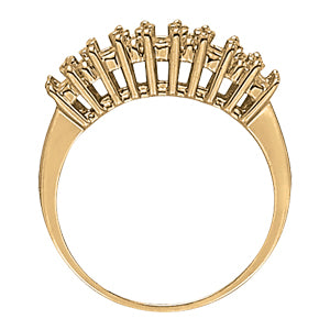 Diamond Fashion Pyramid Rings