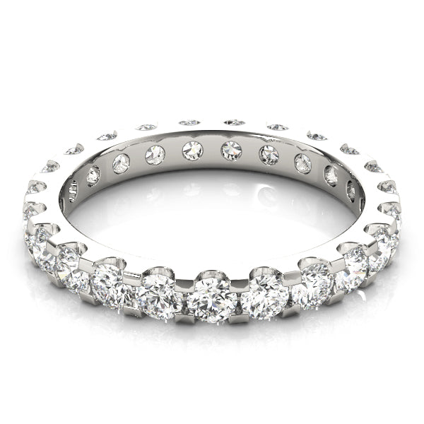 U Shape Shared Prong Eternity Band
