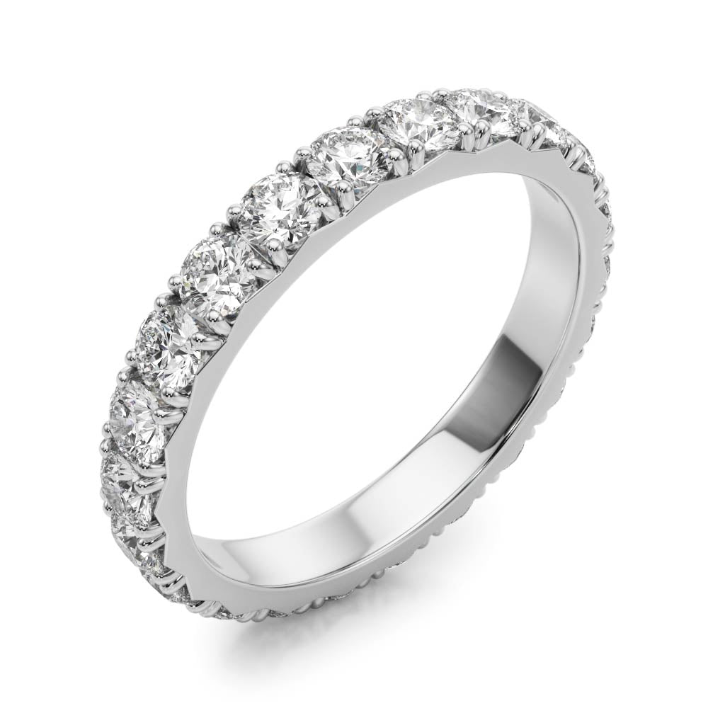 French Cut Eternity Band