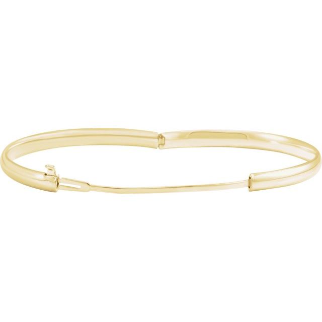 14K Yellow Baby Bangle 5 1/2' Bracelet