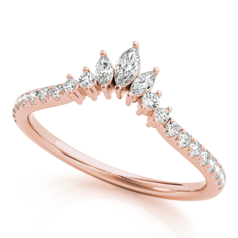 Fashion Ring Marquise And Round