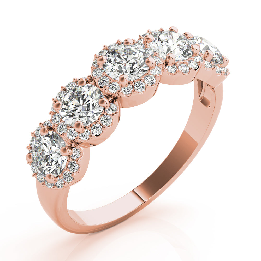 Diamond Band Round Stones