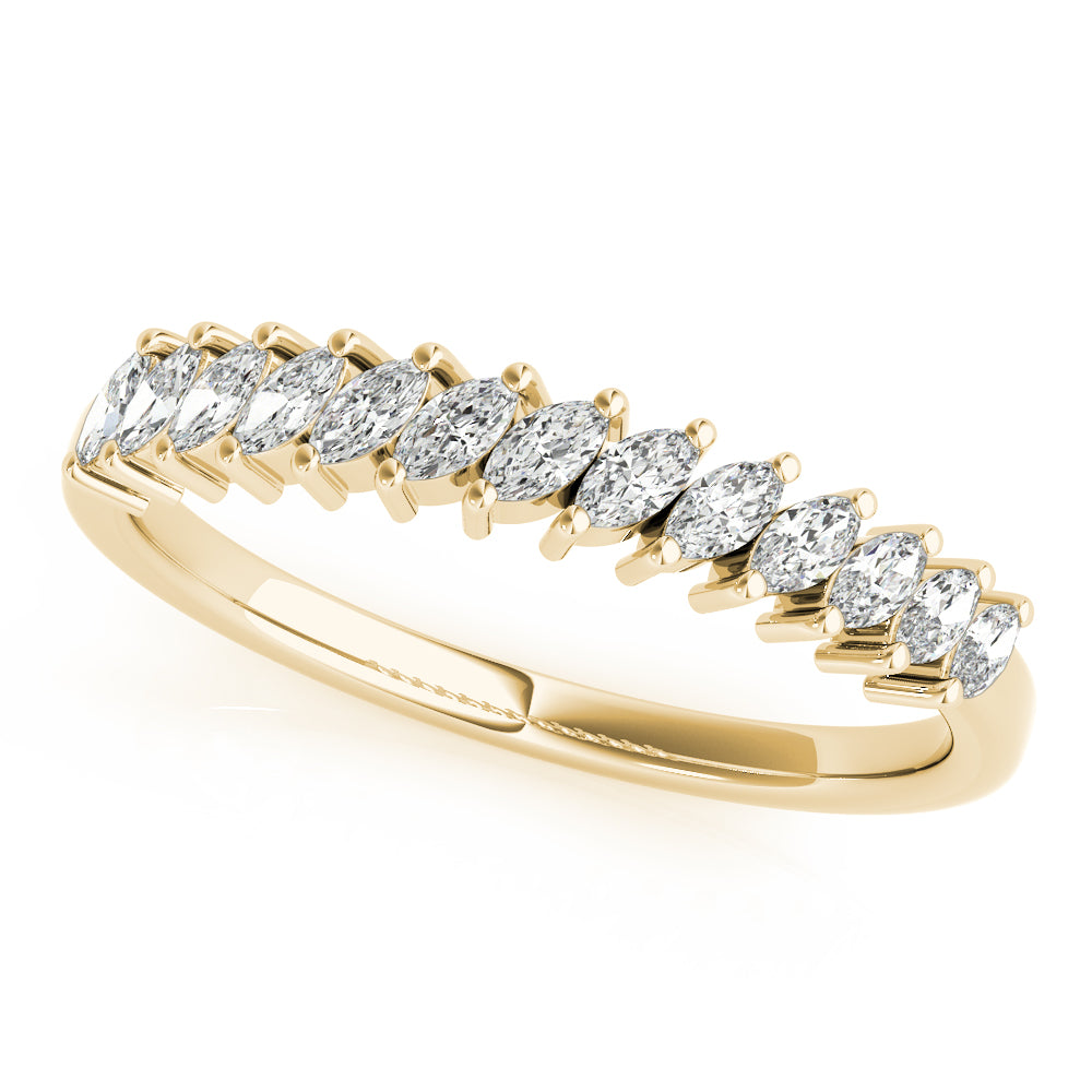 Marquise Diamond Band