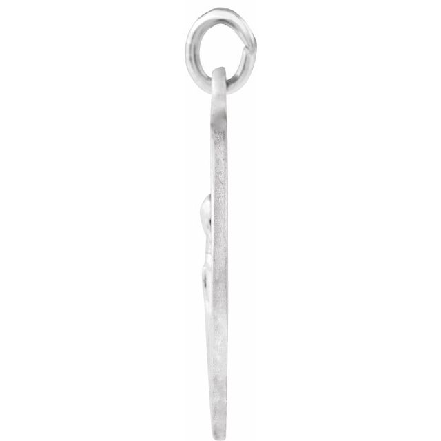 Sterling Silver 18 mm St. Anne Medal