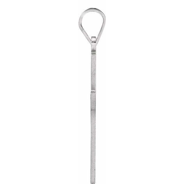 Sterling Silver 18x12 mm Cross Pendant