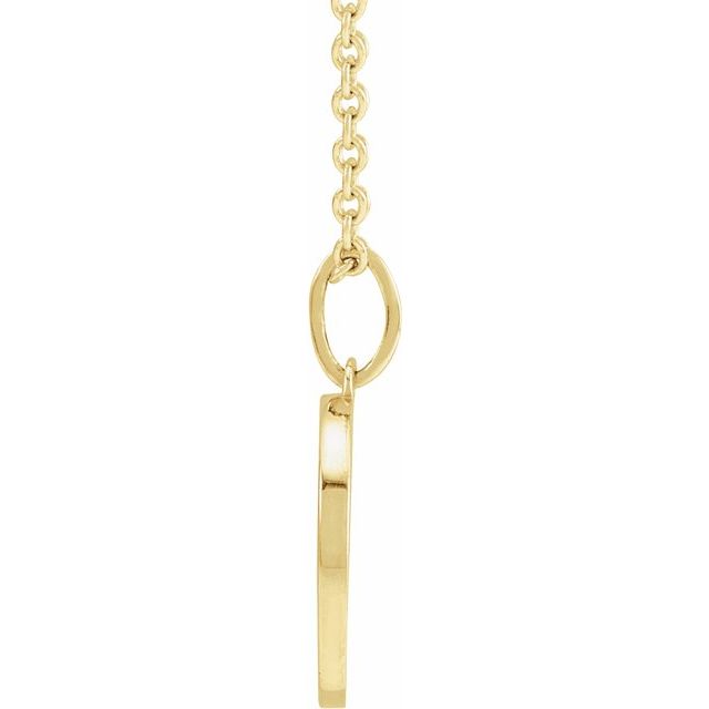 14K Yellow Sun 16-18' Necklace