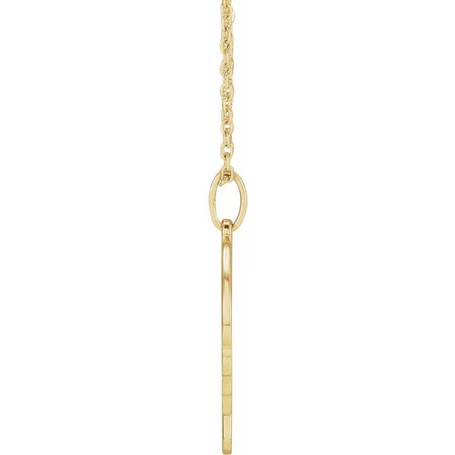 14K Yellow Angel 16-18' Necklace