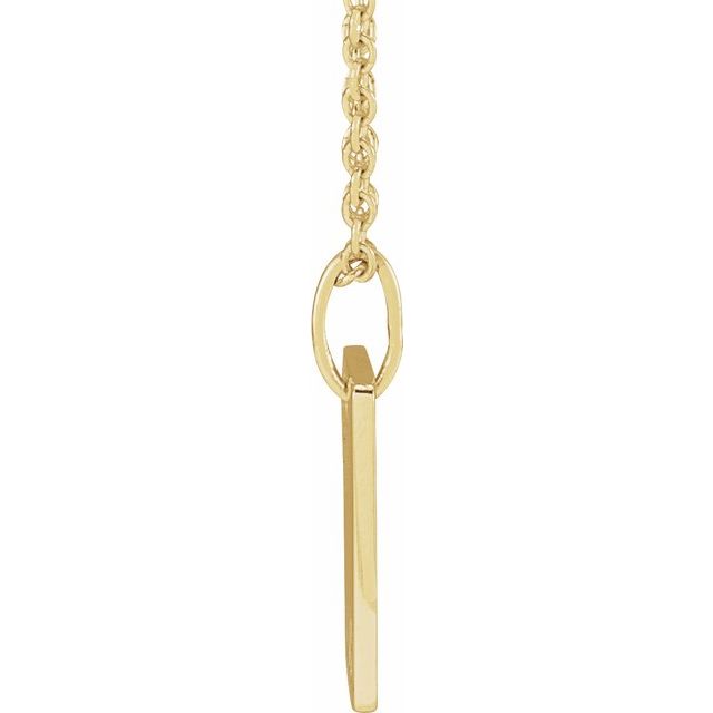 14K Yellow Lotus 16-18' Necklace