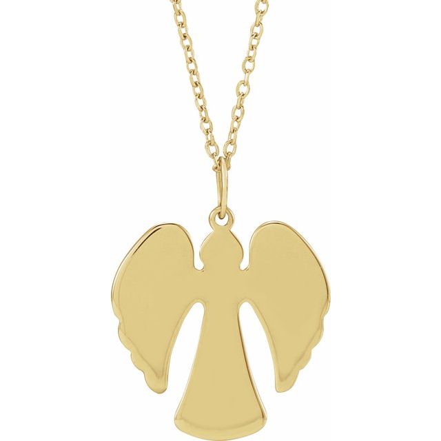 14K Yellow Angel 16-18' Necklace
