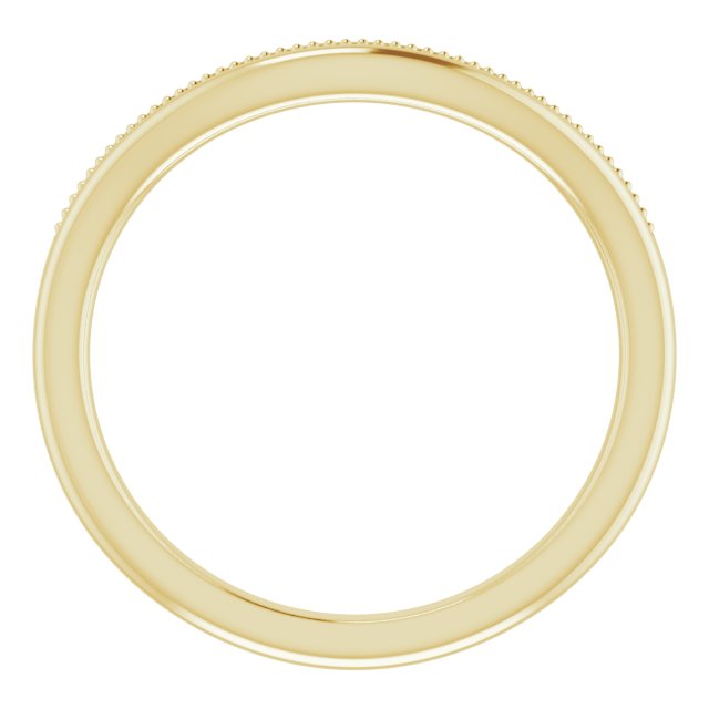 14k Yellow Band For 5.5 Mm Round Ring