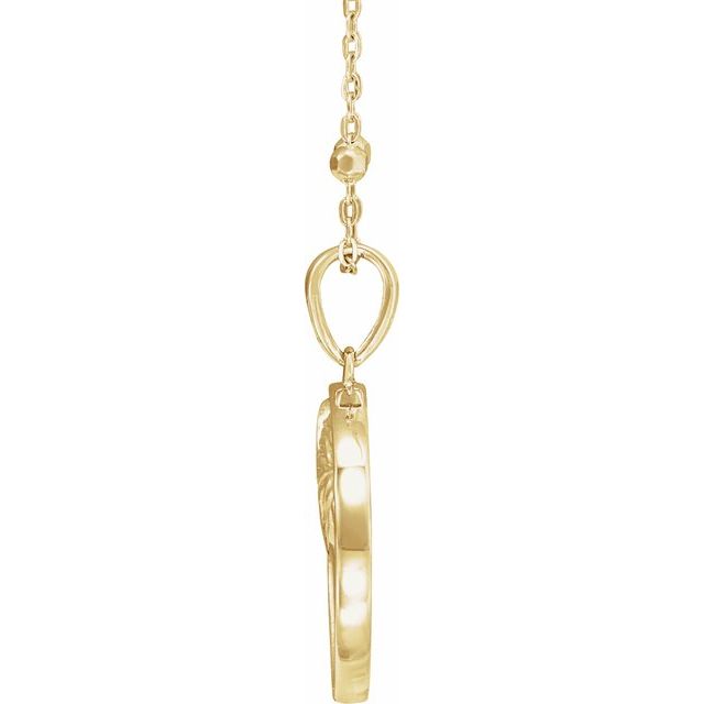 14K Yellow Artemis Coin 18' Necklace