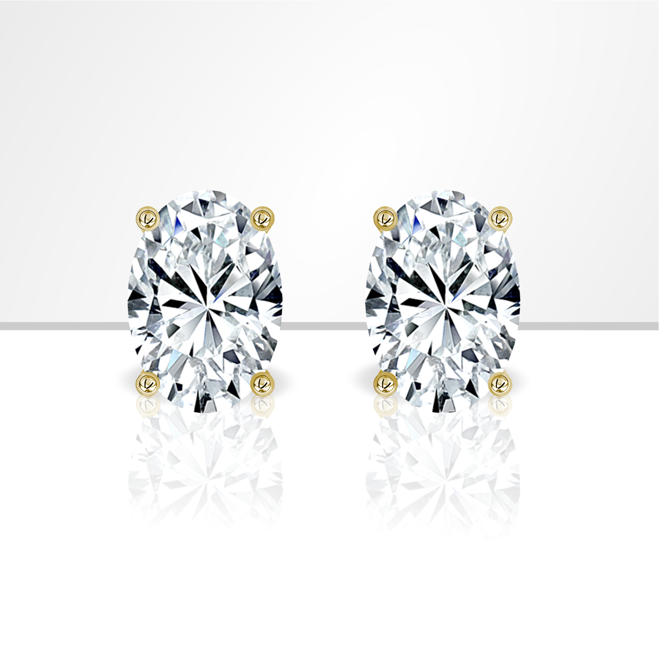 Oval Luxe Studs