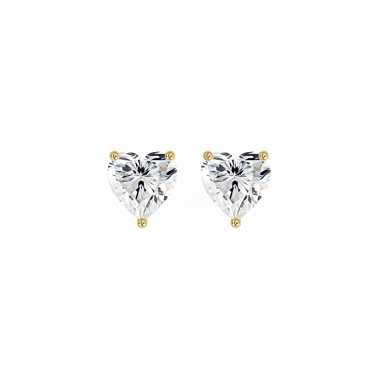 Heart Natural Diamond Studs – 0.50ct TDW