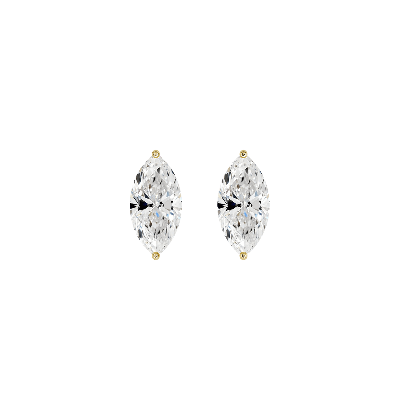 Marquise Lab-Grown Diamond Studs – 0.75ct TDW