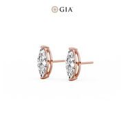 Marquise Natural Diamond Studs – 0.50ct TDW