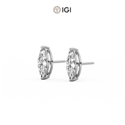 Marquise Lab-Grown Diamond Studs – 0.50ct TDW