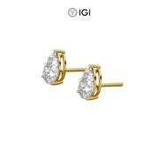 Pear Lab-Grown Diamond Studs – 0.50ct TDW